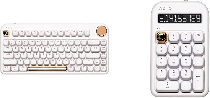 Amazon.com: Azio IZO Wireless BT5/USB PC & Mac Mechanical Keyboard