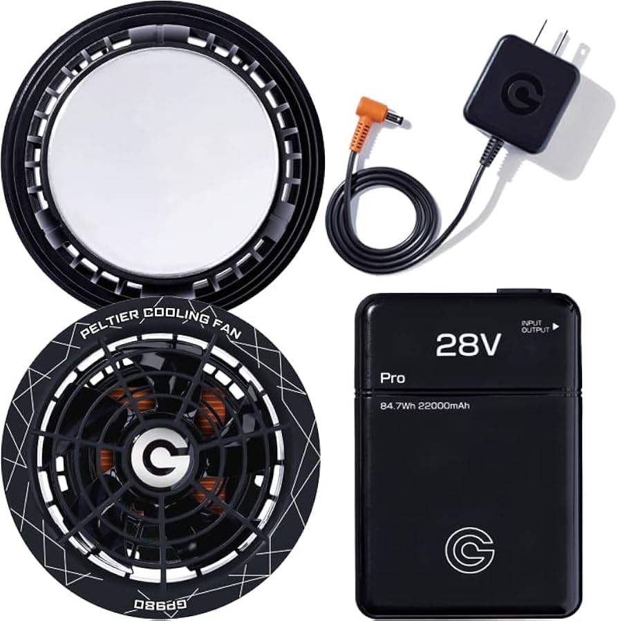 Amazon | 長信ジャパン 空調服用 ペルチェ ファン 一体型（28V専用