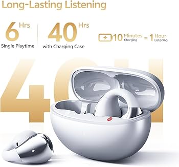 Amazon.com: QCY Crossky C30S Open Ear Earbuds, Ultra-Comfort Clip