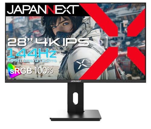 Amazon.co.jp: JAPANNEXT 28インチ IPSパネル搭載 144Hz/1ms(MPRT)対応