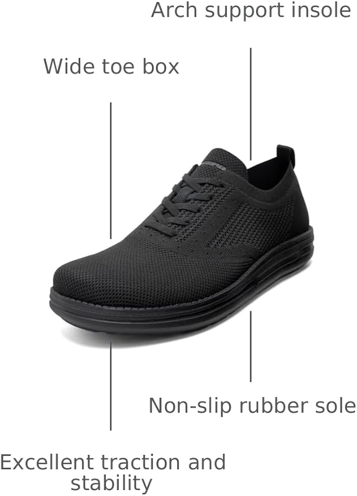 Amazon.com | ITAZERO Men's Wide Toe Box Mesh Shoes Business Casual