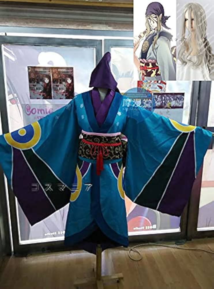 Amazon.co.jp: ウィッグ、 頭飾り付きモノノ怪 薬売り コスプレ衣装