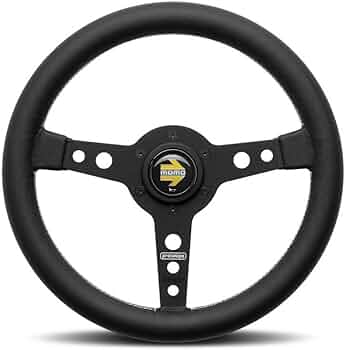 Amazon.com: MOMO Motorsport Prototipo Street Steering Wheel,Black