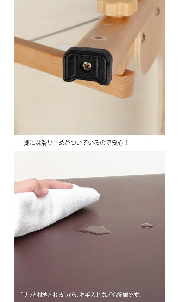 Amazon.co.jp: 軽量 折りたたみ マッサージベッド(木製) チョコレート