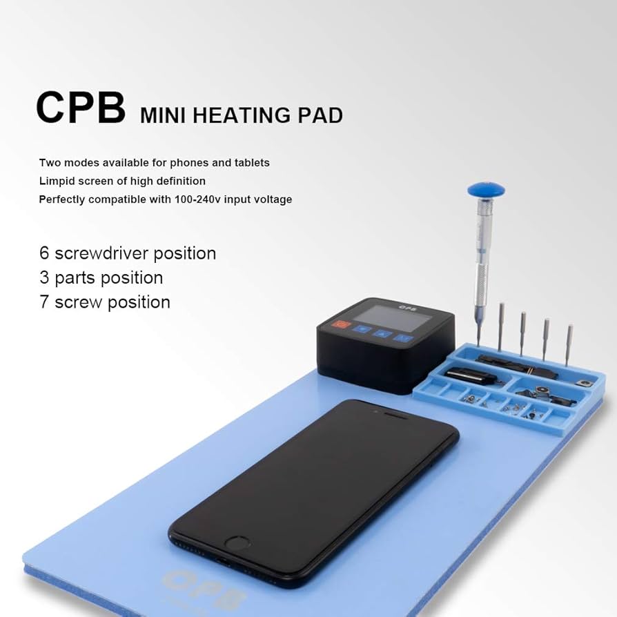 Amazon.co.jp: CPB 加熱パッド iPad Mini Phone スマートフォン 液晶