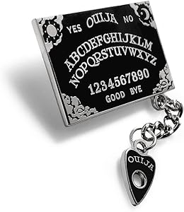 Amazon.com: Pinsanity Black Ouija Board with Planchette Charm