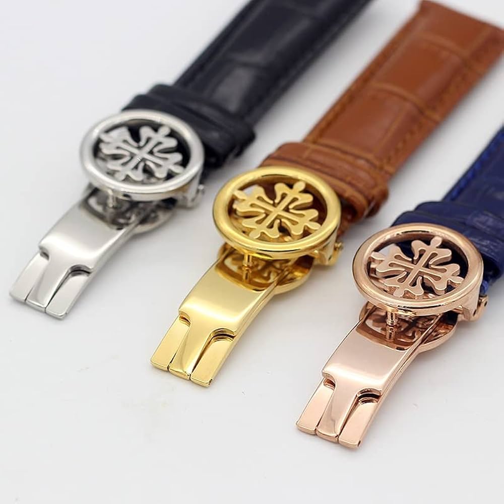 Amazon.co.jp: 本革時計ストラップ 19MM 20MM 22MM パテック