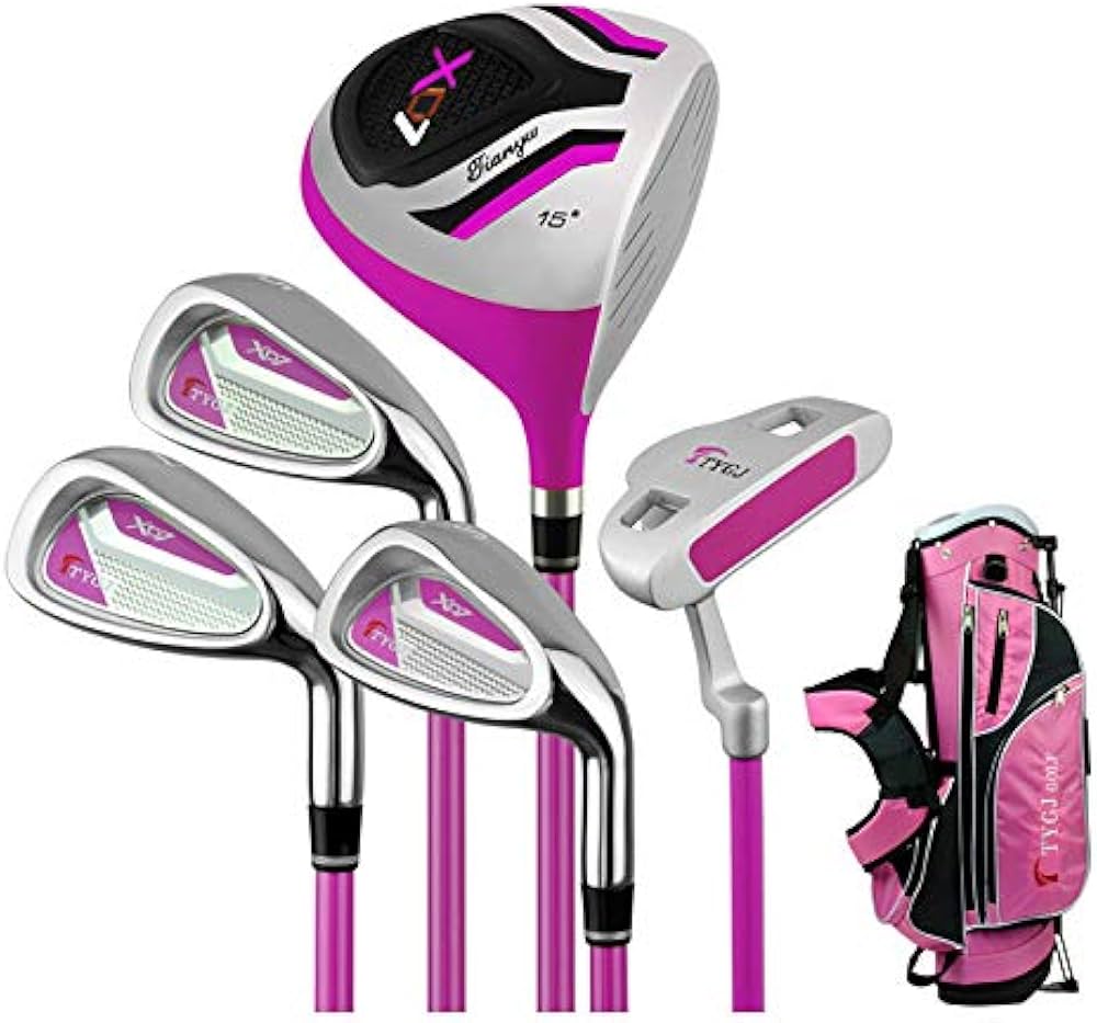 Amazon.co.jp: ジュニア クラブ セット ゴルフ セット 5本 キャディ