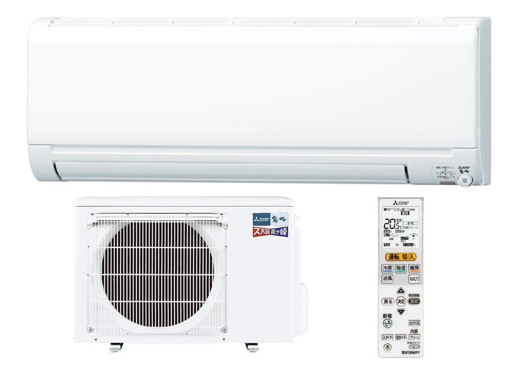 Amazon | 三菱 ルームエアコン ズバ暖 霧ヶ峰 MSZ-KXV2220-W | 三菱