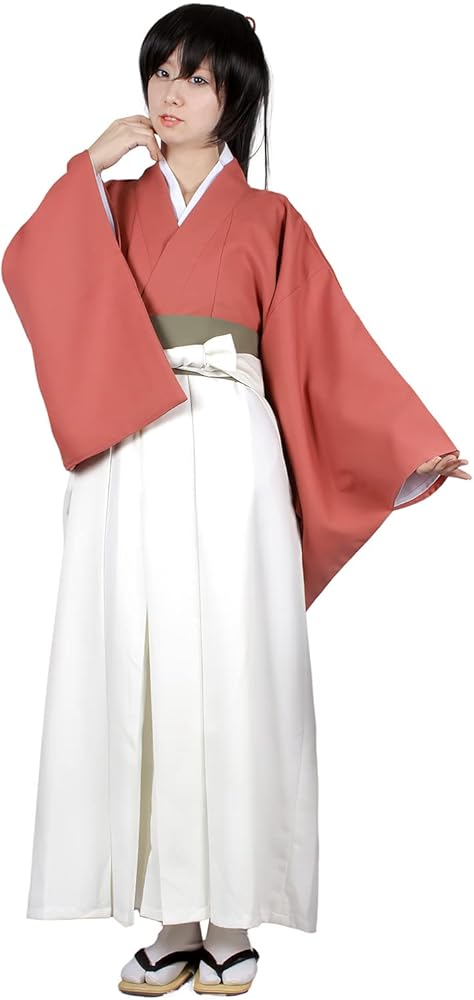 Amazon.co.jp: [NOOLOR] 薄桜鬼 雪村千鶴 和服 和風 乗馬袴付き