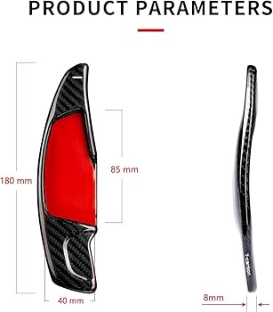 Amazon.co.jp: T-carbon リアルカーボン製 シフトパドル パドル