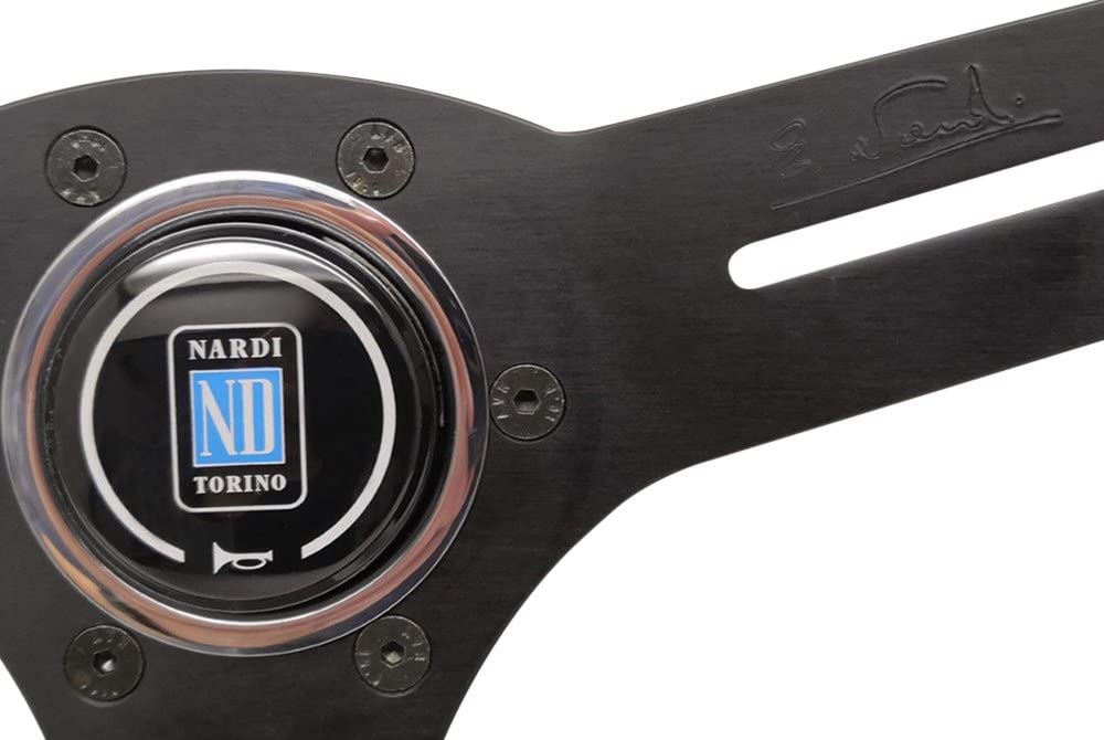 Amazon | Nardi ステアリングホイール - 競技用 - ブラックスエード