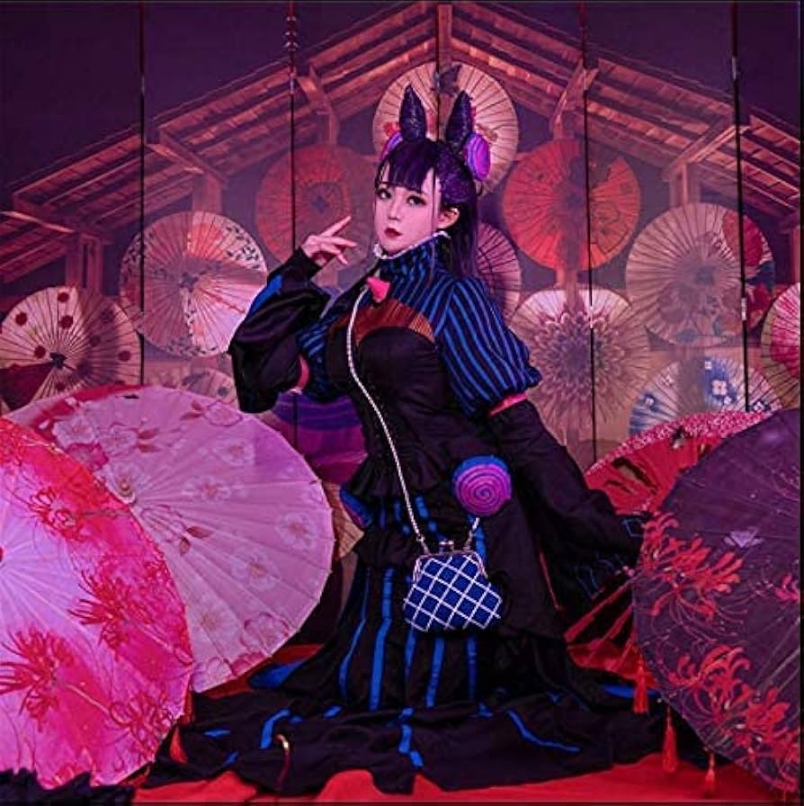 Amazon | longmucos Fate/Grand Order FGO紫式部コスプレ衣装 (女性L