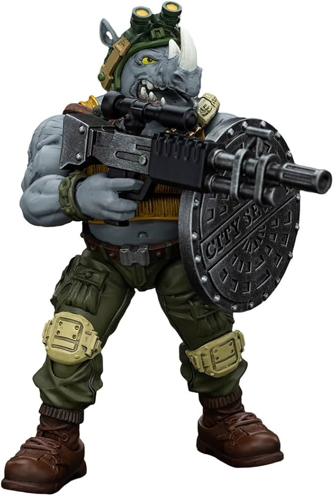 Amazon.co.jp: JOYTOY TMNT ミュータント タートルズ ロックステディ 1