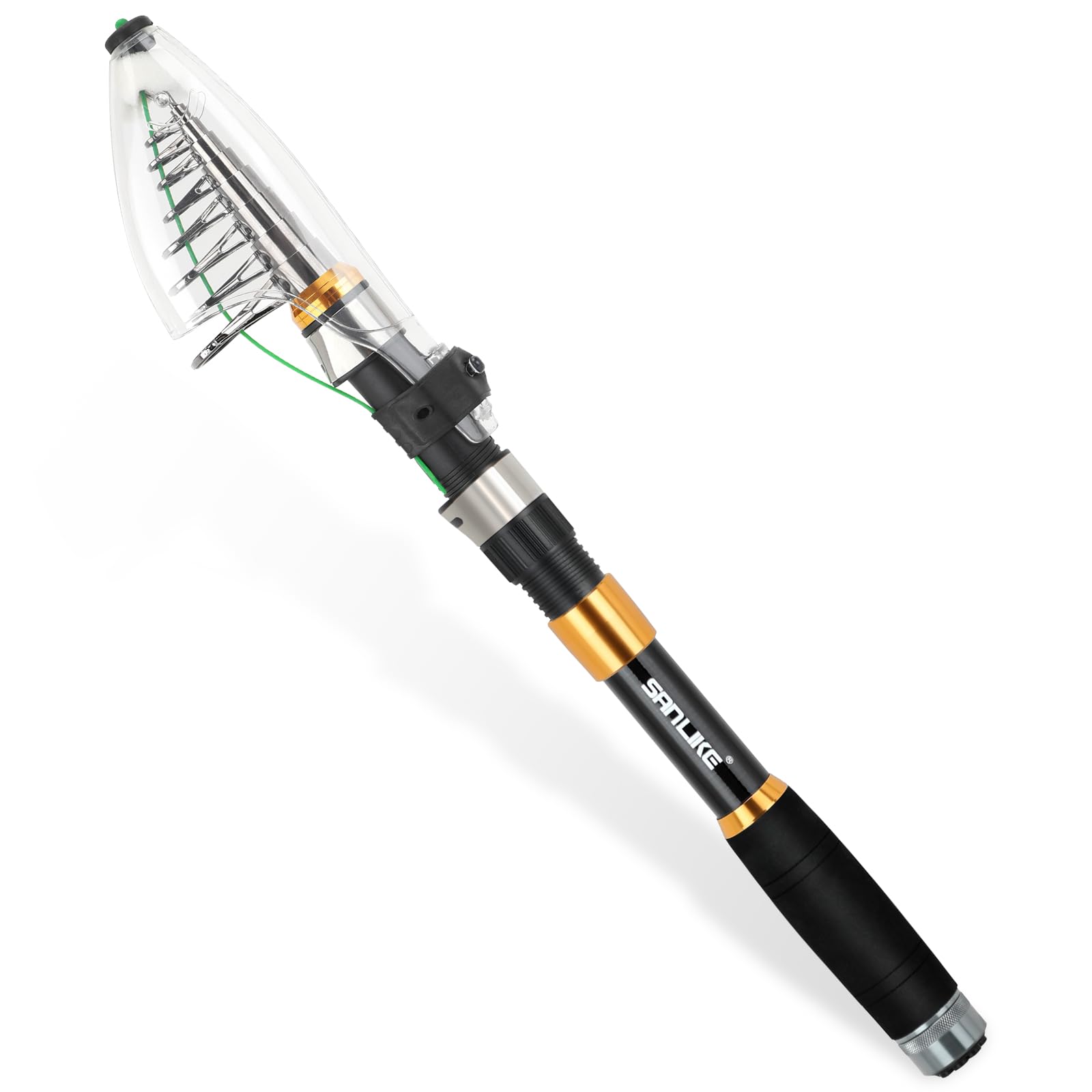 Amazon | サンライク（SANLIKE）投げ竿 コンパクトロッド 釣り竿