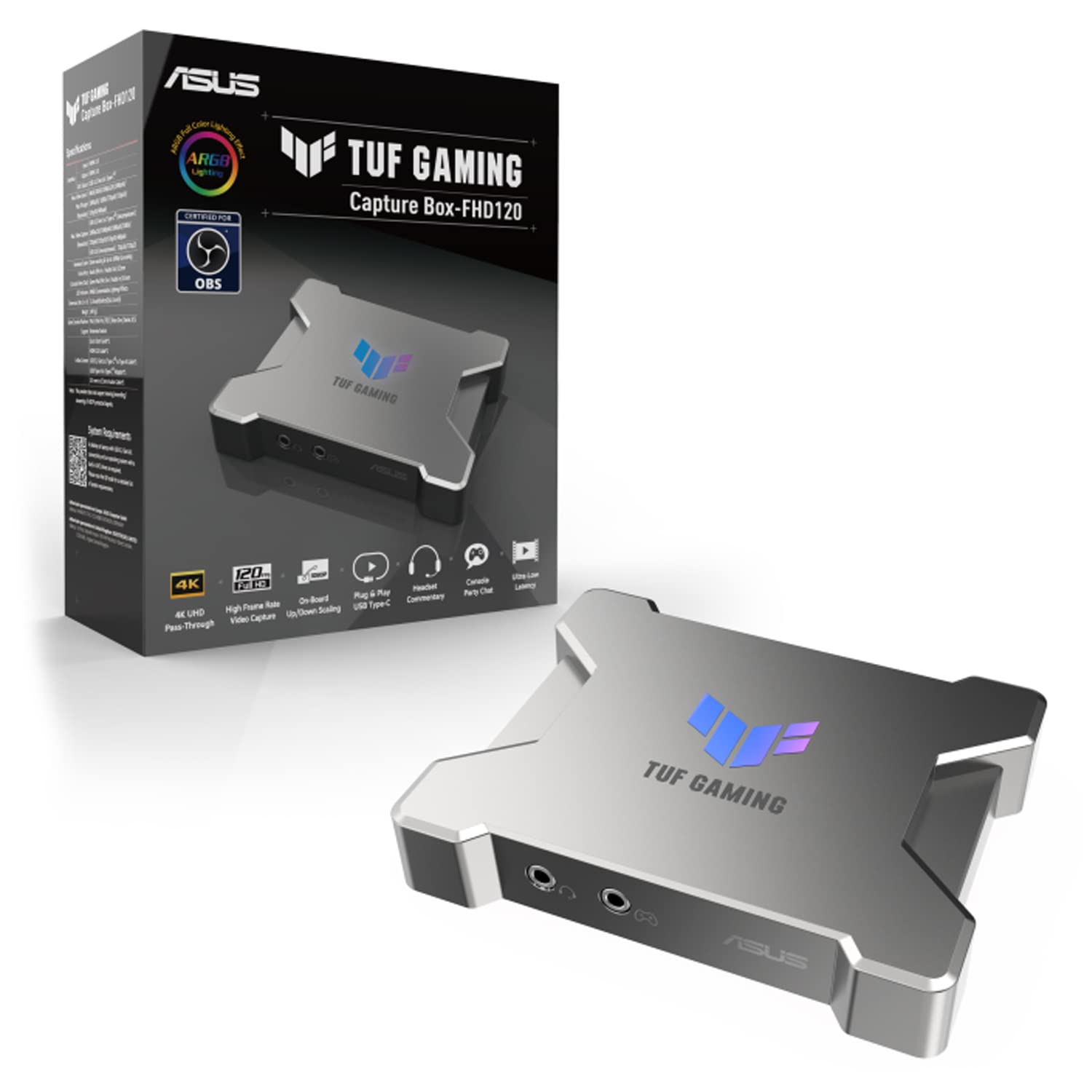 Amazon | ASUS ゲームキャプチャーボックス TUF GAMING CAPTURE BOX