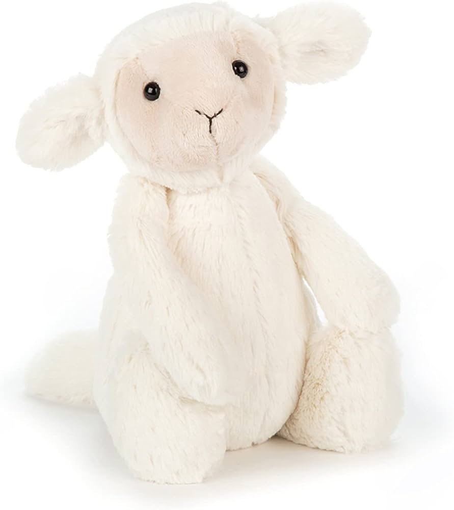 Amazon.com: Jellycat Bashful Lamb Stuffed Animal, Medium 12 inches