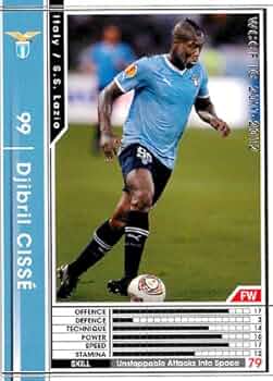 Amazon.co.jp: WCCF/11-12/SSラツィオ/白/237/ジブリル・シセ