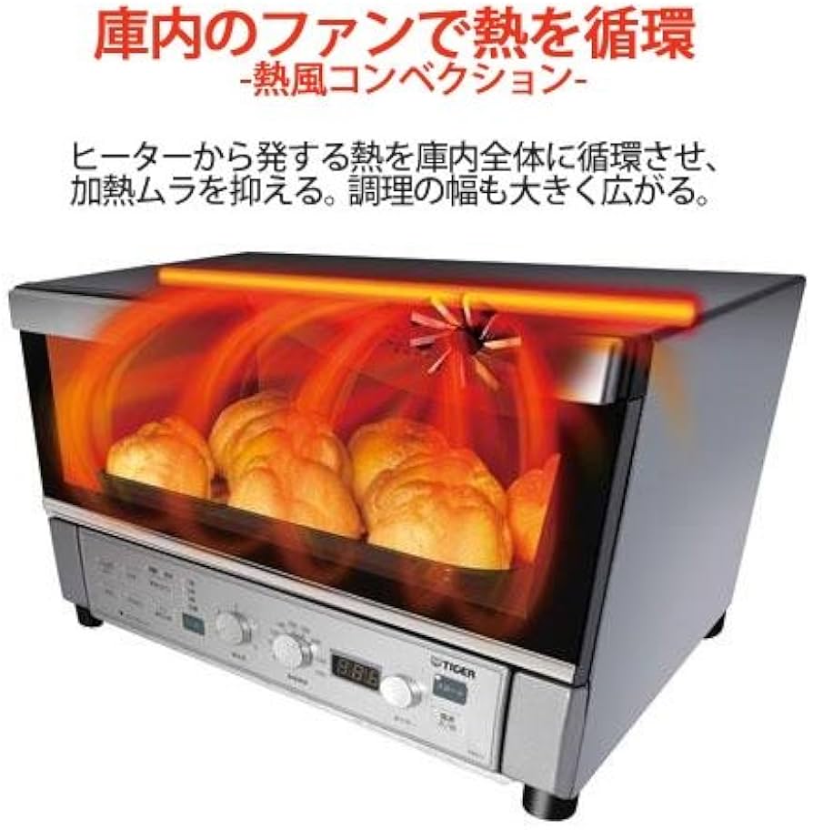 Amazon | タイガー コンベクション オーブン トースター シルバー
