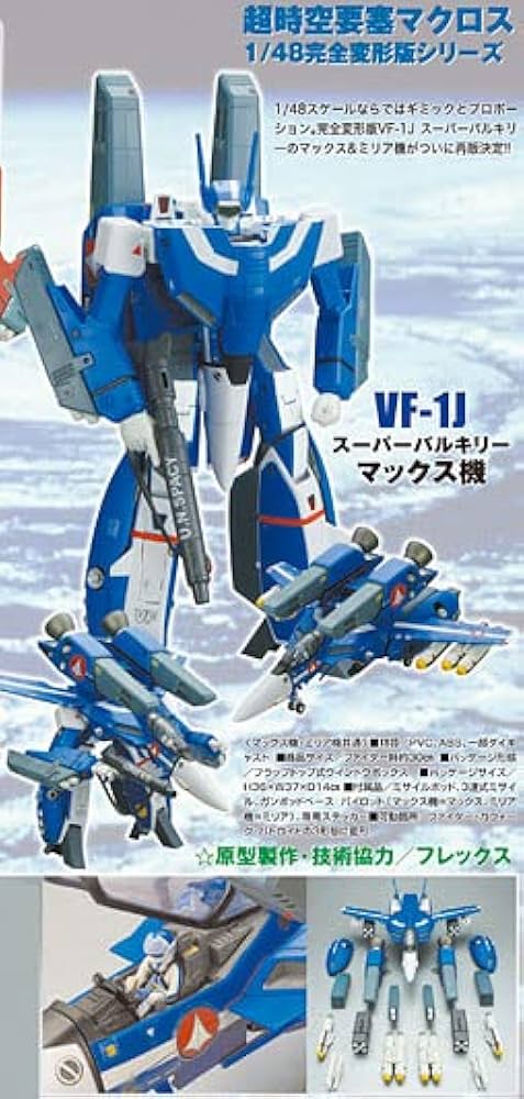 Amazon.co.jp: 1/48 超時空要塞マクロス VF-1J 完全変形版 スーパー