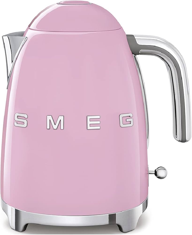 Amazon | 【日本正規品】SMEG スメッグ 電気ケトル (1.7L) (ピンク