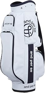 Amazon.co.jp: [アンパスィ] キャディバッグ キャディバッグ ホワイト