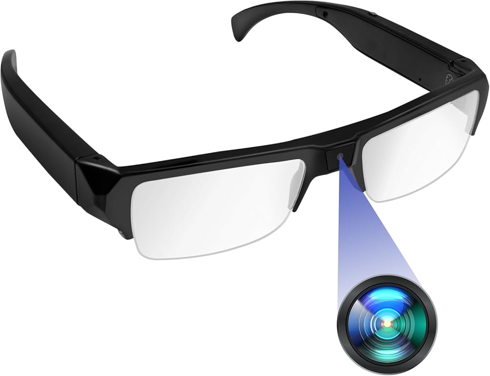 Amazon.co.jp: Glasses Camera, Small Camera, 1080P, Hidden Camera