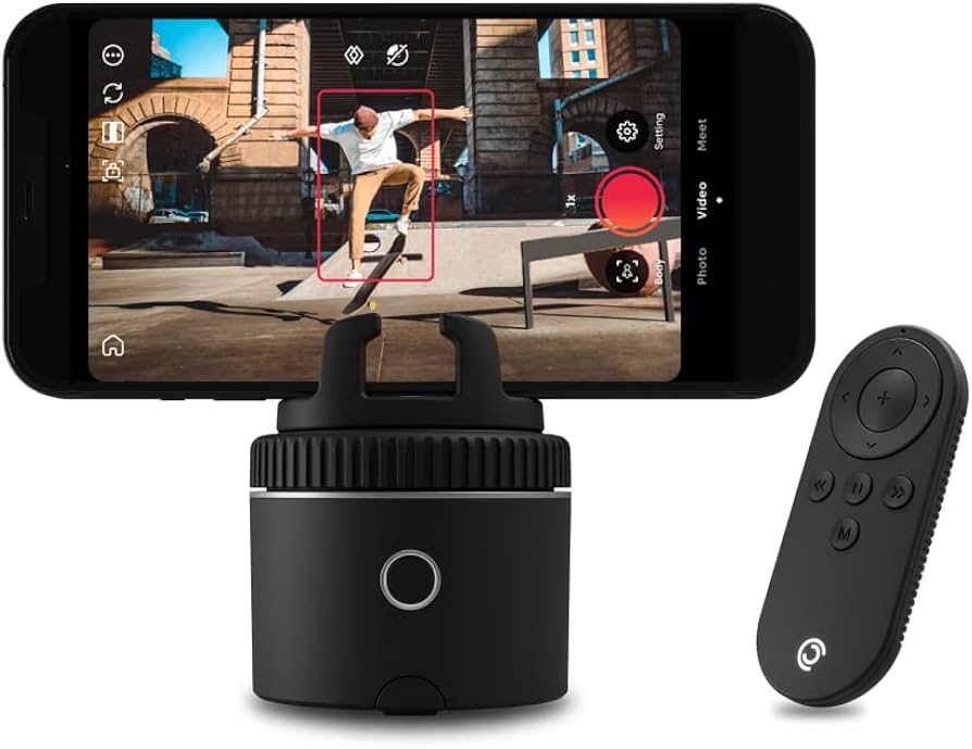 Amazon | Pivo Pod - AI搭載 ハンズフリー360度回転 6段階速度調整