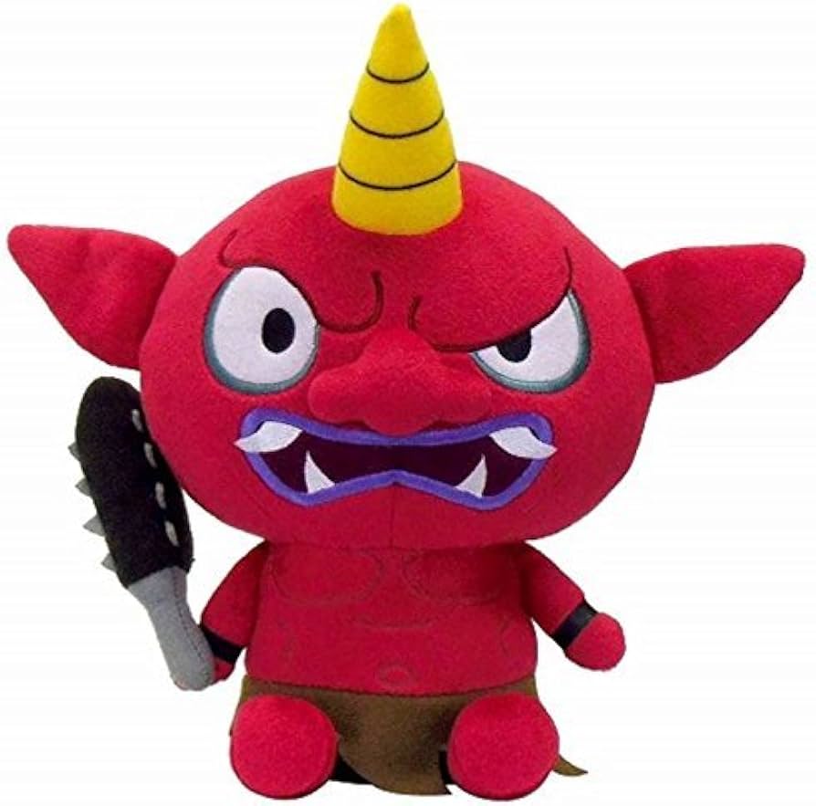 Amazon.co.jp: ヨロズマート限定 DXくったりぬいぐるみだニャンL赤鬼