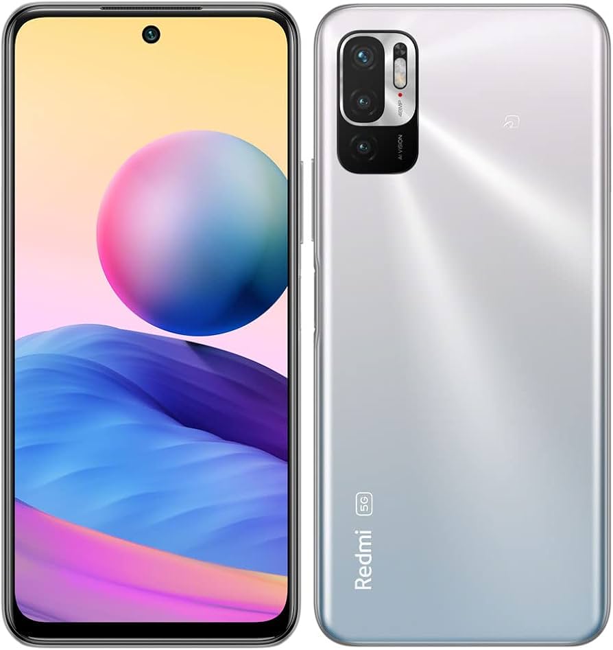 Amazon | SIMフリー AU Redmi Note 10 JE XIG02 [クロームシルバー