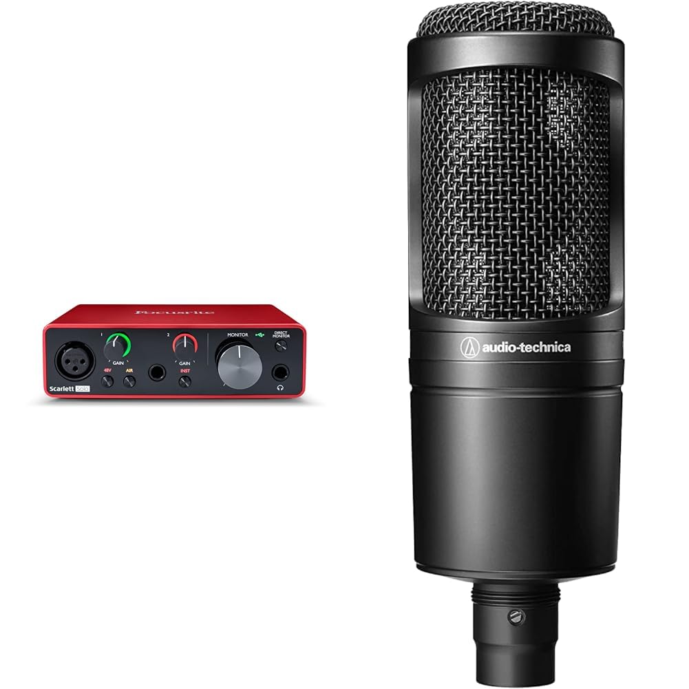 Focusrite Scarlett Solo 3rd Gen USB Audio Interface & Audio