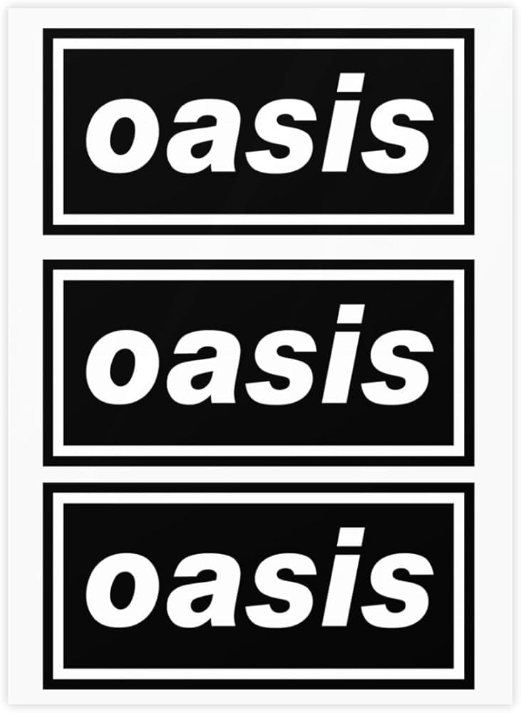Amazon.co.jp: ステッカー オアシス OASIS バンド 人気 Logo