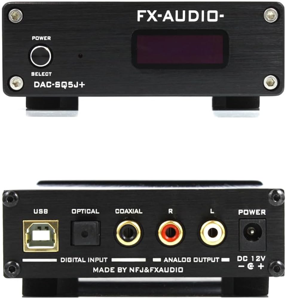 Amazon.co.jp: FX-AUDIO- DAC-SQ5J+[ブラック] Burr-Brown PCM1794A