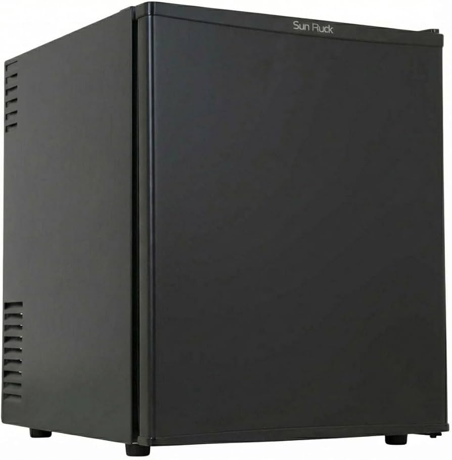 Amazon | SunRuck 冷蔵庫 小型 静冷 48L ブラック ペルチェ方式 強化