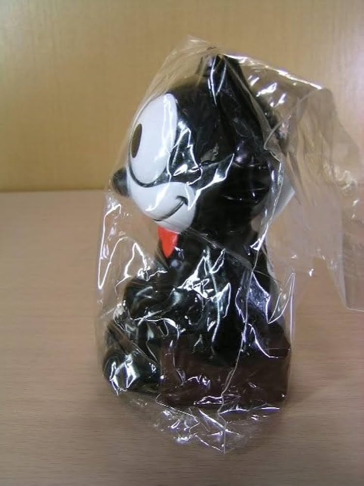 Amazon.co.jp: 東日本銀行 フィリックス 貯金箱 ソフビ 1996 + 缶貯金