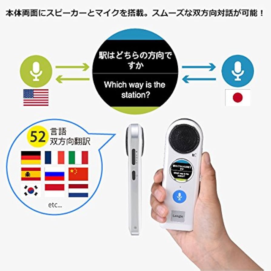 Amazon.co.jp: コメット COMET ランジー Langie 携帯型電子翻訳機 52ケ