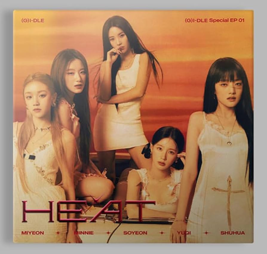 Amazon.com: (G) I-DLE HEAT Special Album CD+Lyrics+Photocard+
