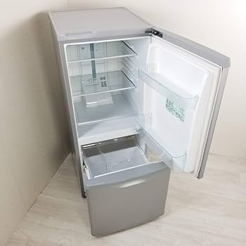 Amazon.co.jp: パナソニック 2ドア冷蔵庫（138L） NR-B145W-S シルバー