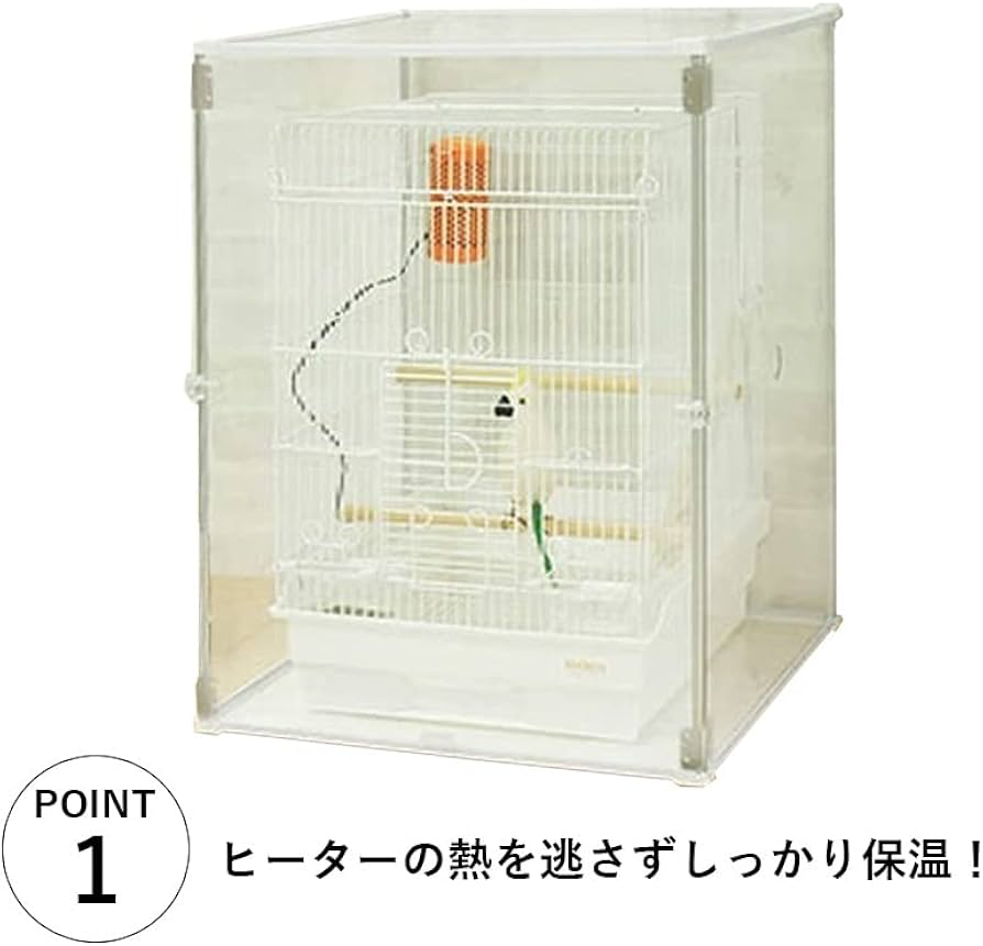 Amazon | とりまる Mサイズ 鳥かご アクリルケース 防寒カバー ケージ