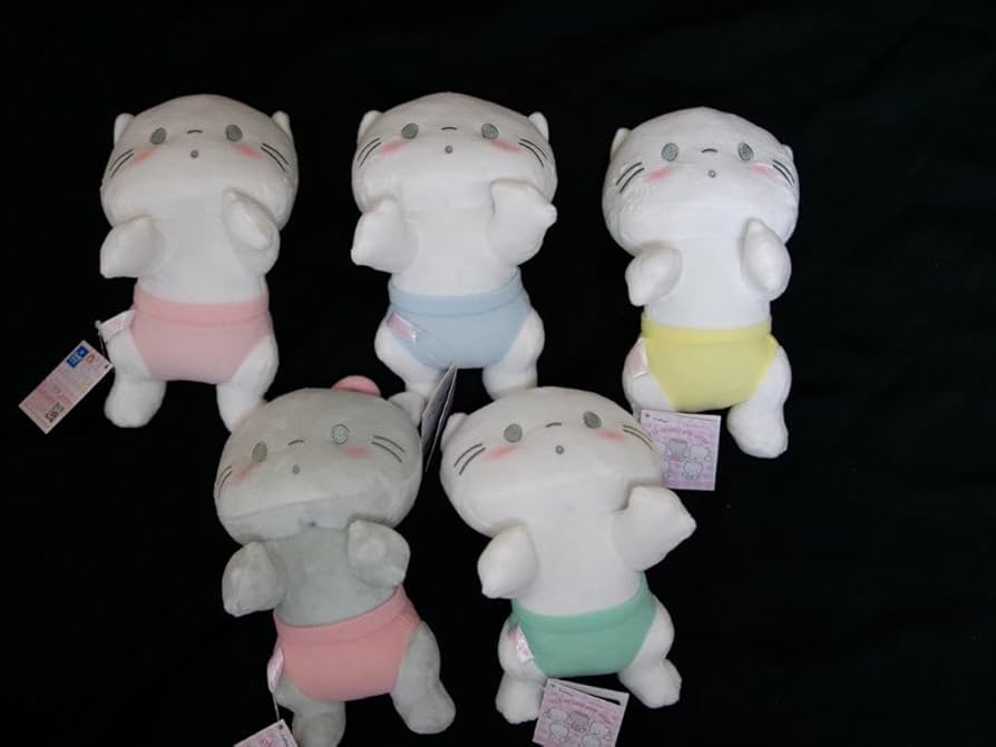 Amazon.co.jp: ニャニィニュニェニョン ぬいぐるみ 5体セット : おもちゃ