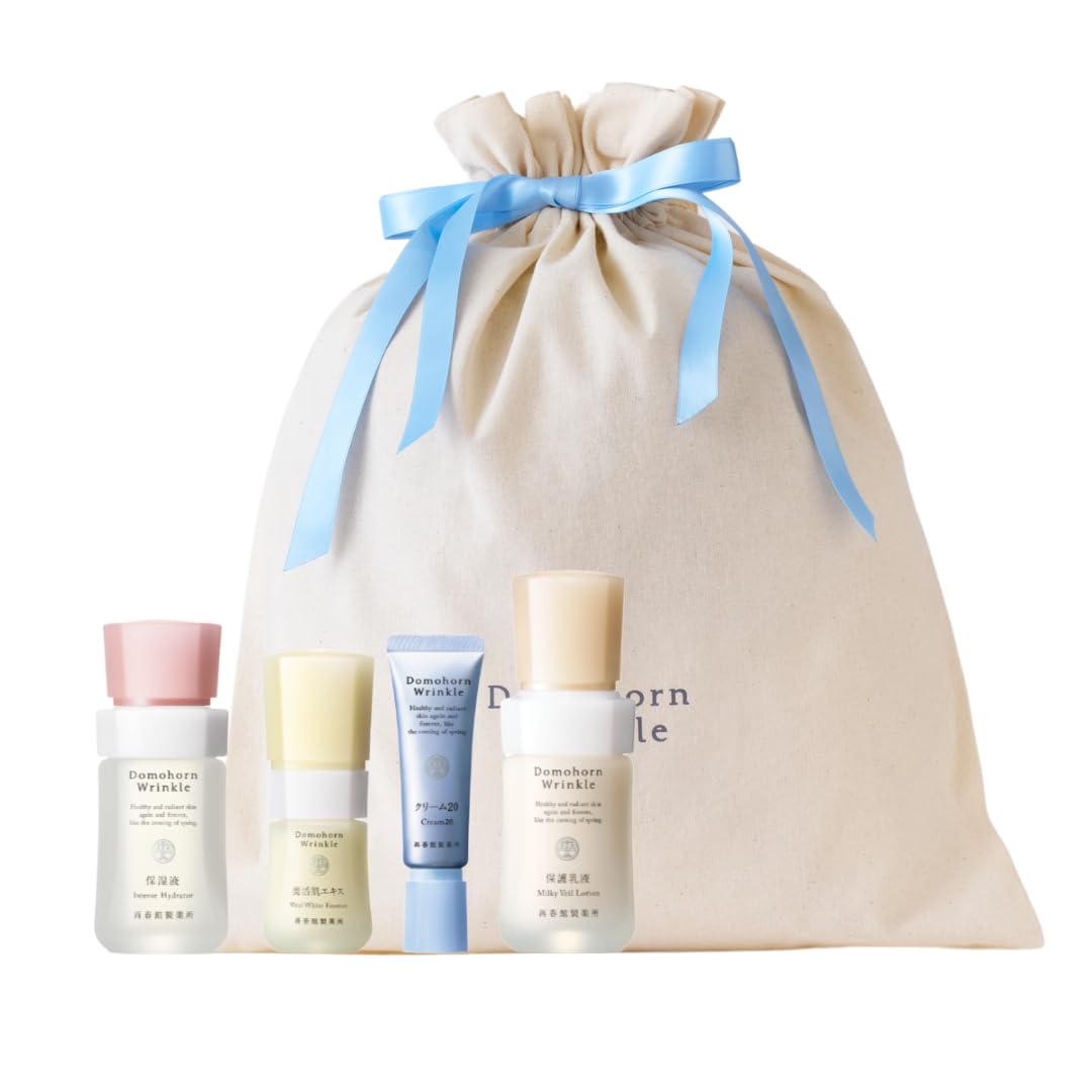 Amazon.co.jp: 【ギフト】 ドモホルンリンクル 基本4点ハーフセット 約