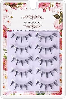 Amazon | つけまつげ ナチュラル目尻 短め 上まつげ したまつげ 人気