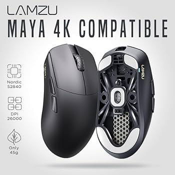 Amazon.co.jp: Lamzu Maya ゲーミングマウス Charcoal Black