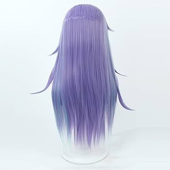 Amazon.co.jp: コスプレウィッグ 星導ショウ 星導晶 パープル ブルー