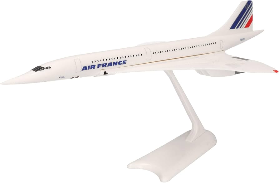Amazon.com: Herpa Snap-fit Airplane Model Concorde Air France on