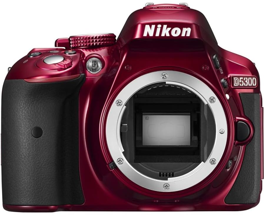 Amazon | Nikon デジタル一眼レフカメラ D5300 レッド 2400万画素 3.2