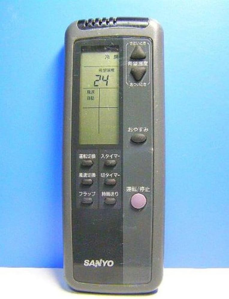 Amazon.co.jp: サンヨー エアコンリモコン RCS-AR3B(K) : ホーム＆キッチン