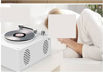 Amazon | レトロ CD プレーヤー蓄音機ポータブル スピーカーホーム