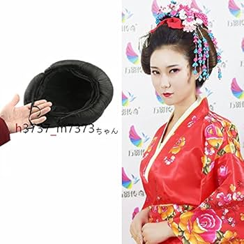 Amazon.co.jp: おいらん遊女日本髪かつら鬘 日本舞踊演劇芝居歌舞伎