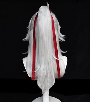 Amazon.co.jp: コスプレウィッグ 景元 銀 シルバー 耐熱 ウィッグ